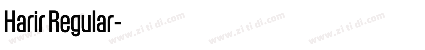 Harir Regular字体转换 Harir Regular字体转换